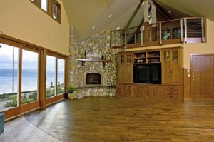 Great-Room-remodel-Belfair-Washington-cobblestone-fireplace-