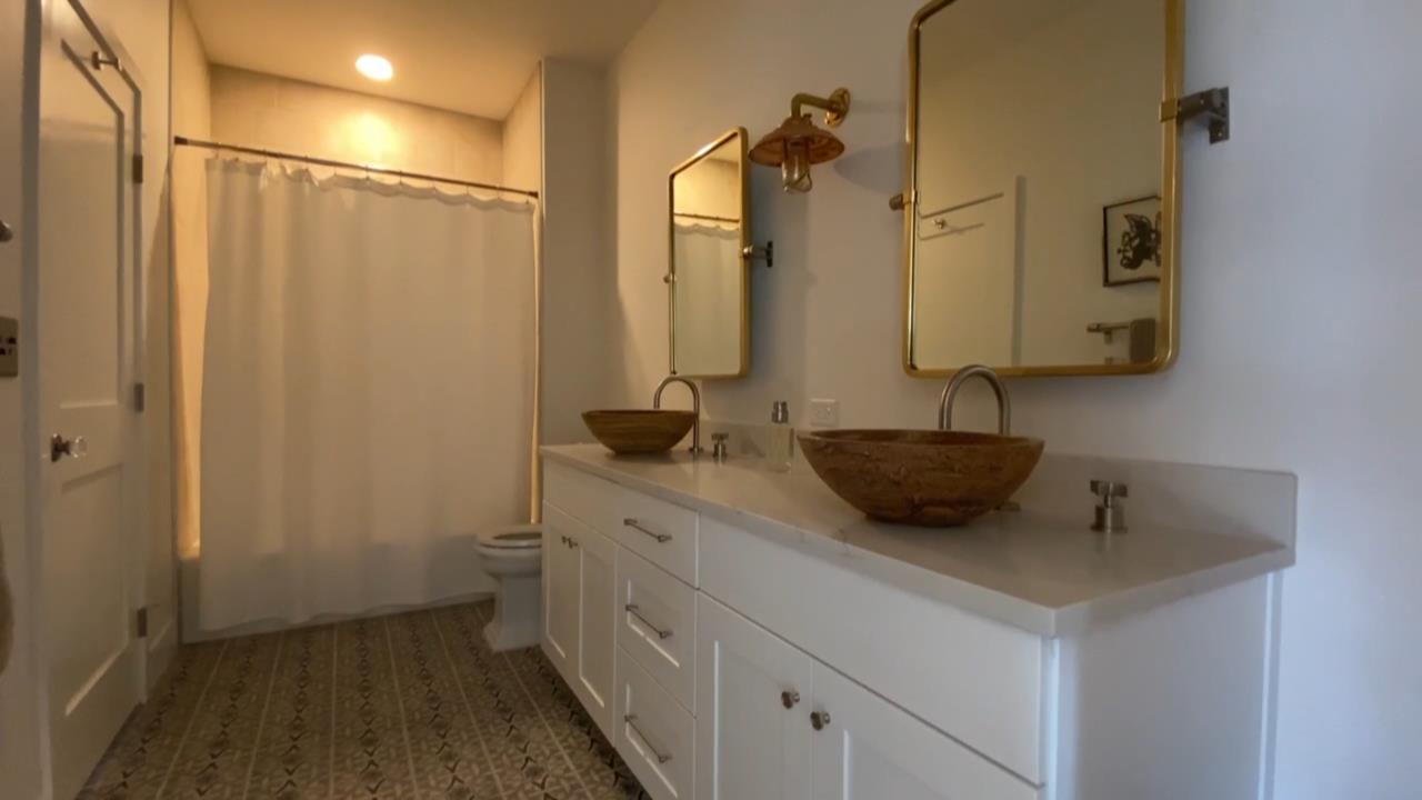 Custom Home Builder with Bathroom with duel vessel sinks