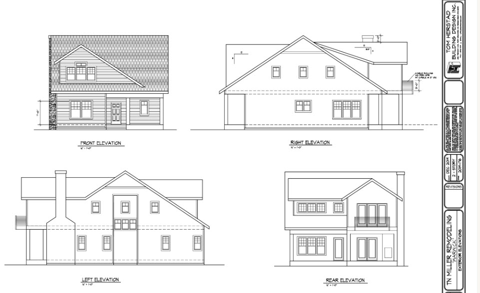 Custom Home Builder in Belfair Elevation Plan