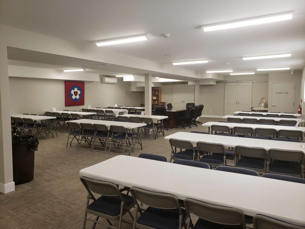 New basement for gathering at Church in Allyn