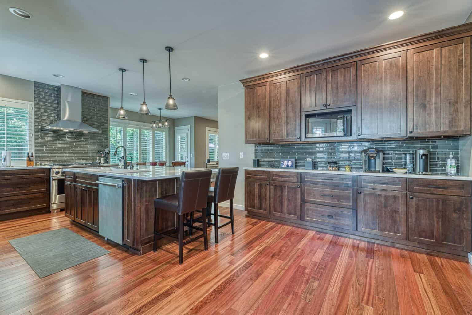 gig harbor kitchen remodel with open space