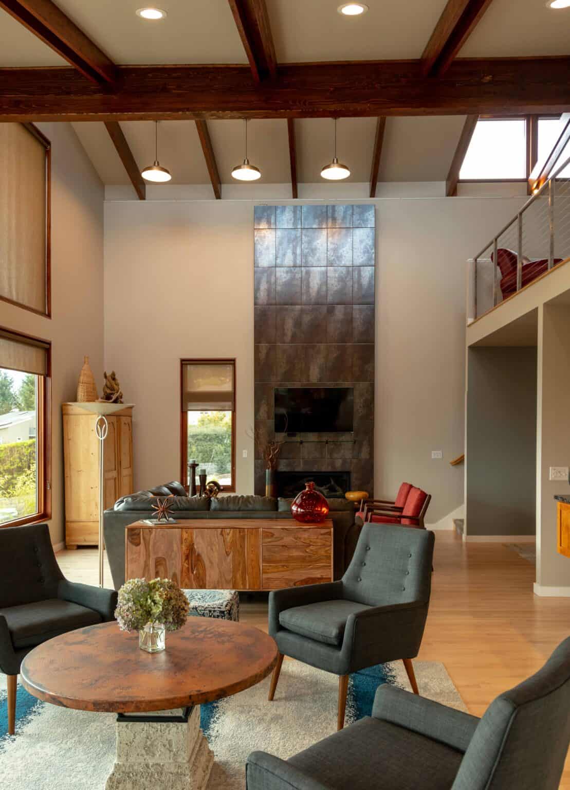 home renovation with real hardwood flooring