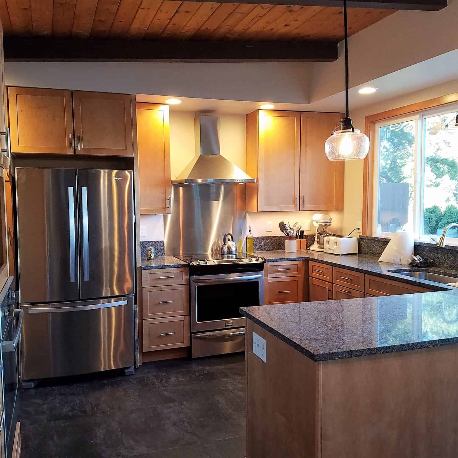 cabin kitchen remodel after grapeview washington kitchen after copy