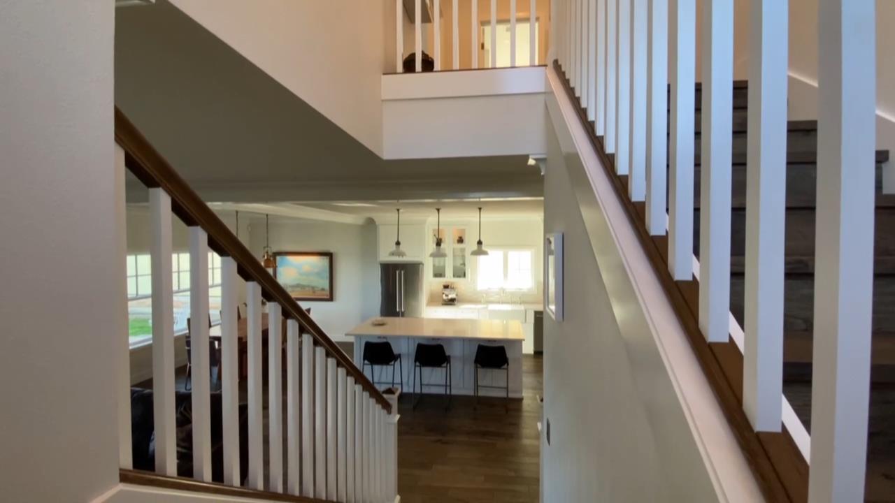belfair custom home build staircase 1
