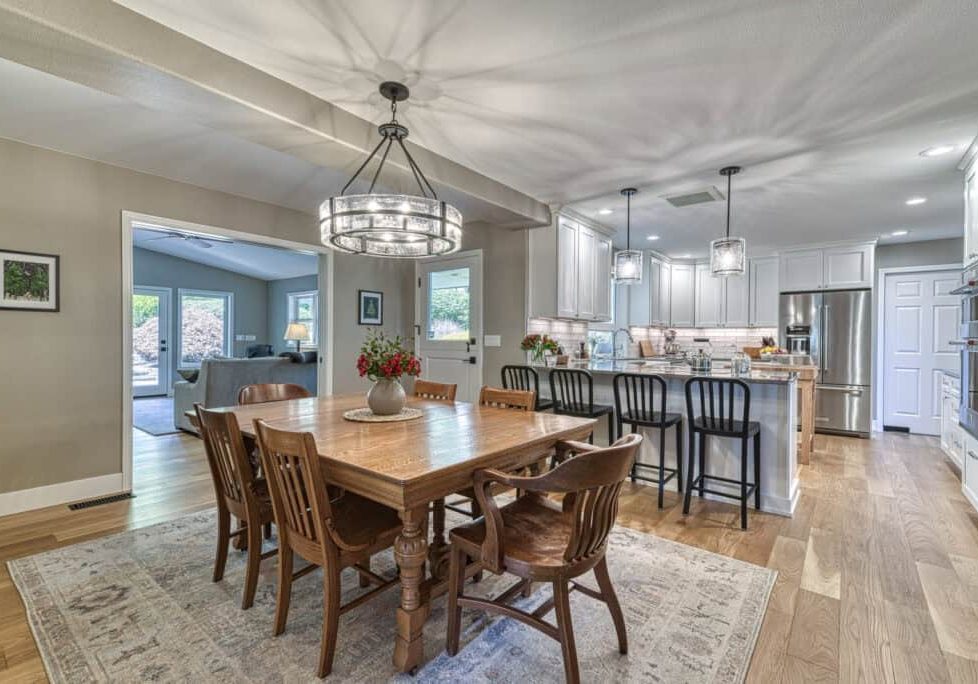 gig harbor home remodel dining and kitchen